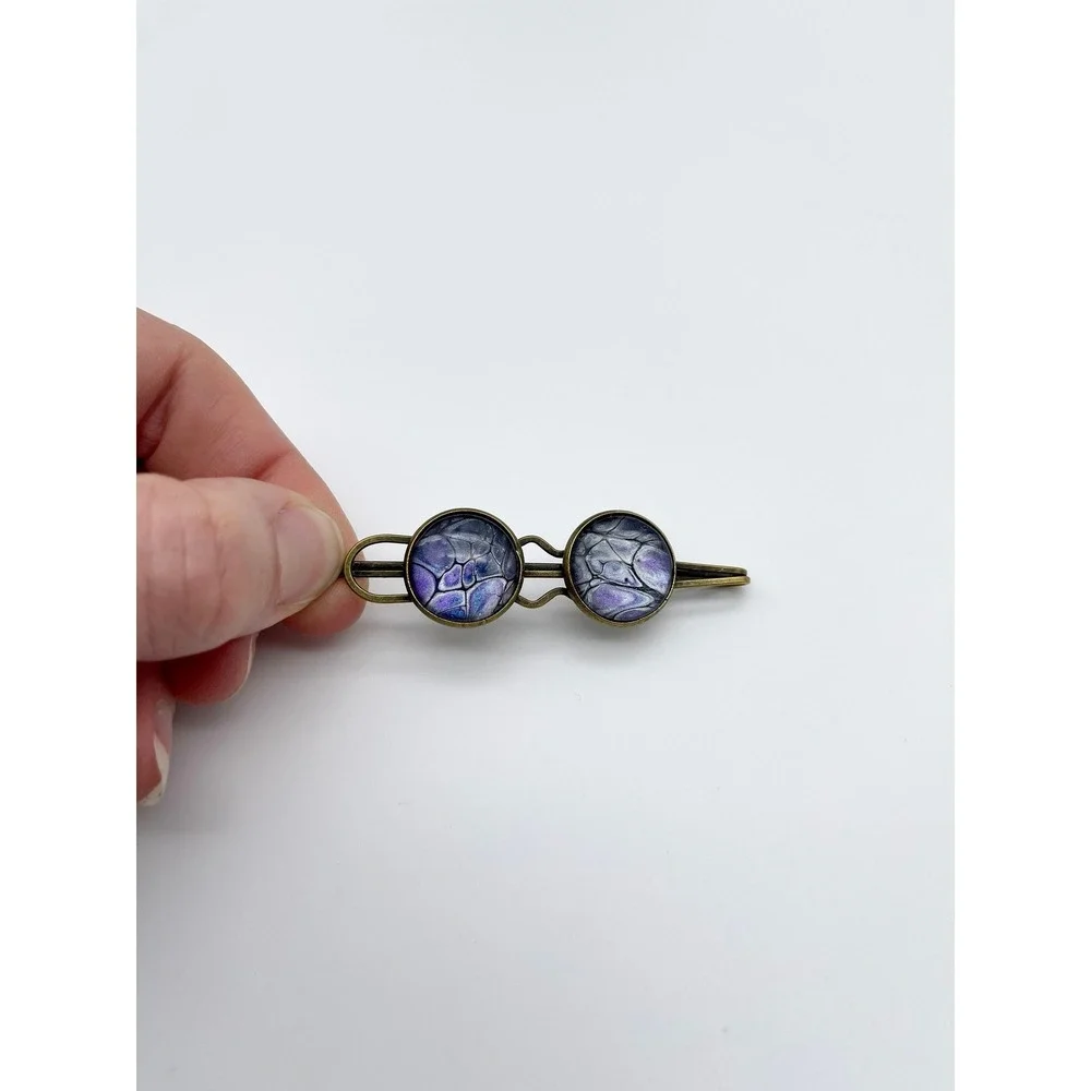 Acrylic Paint Skin Jewelry Hair Clip